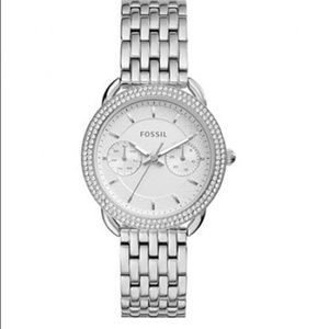 Fossil silver watch